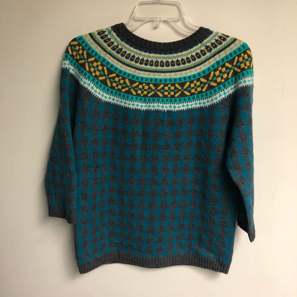 Talbots Fair lsle Sweater NWOT - Picture 2 of 4